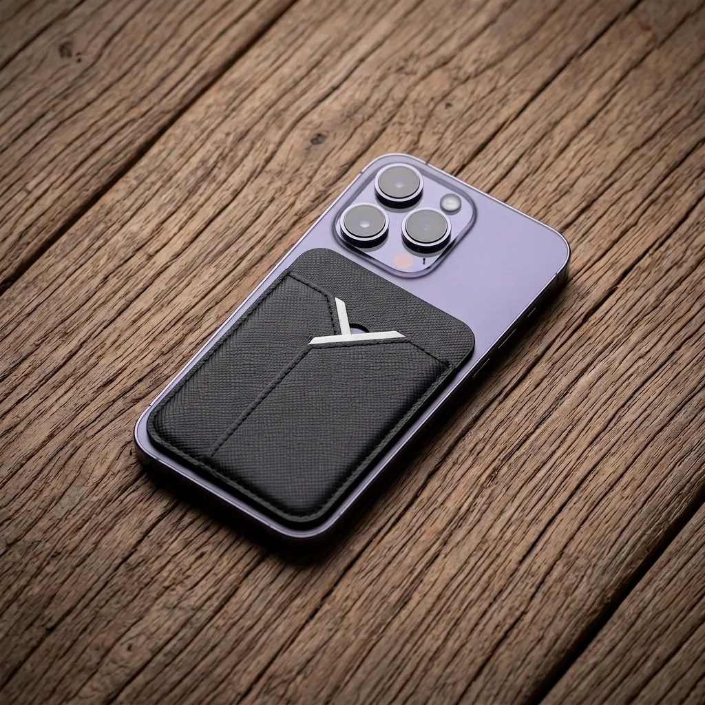 MagSafe Card Wallet (Stand/Band) (DAON-13) 가죽 제품 맞춤 제작 포트폴리오 이미지