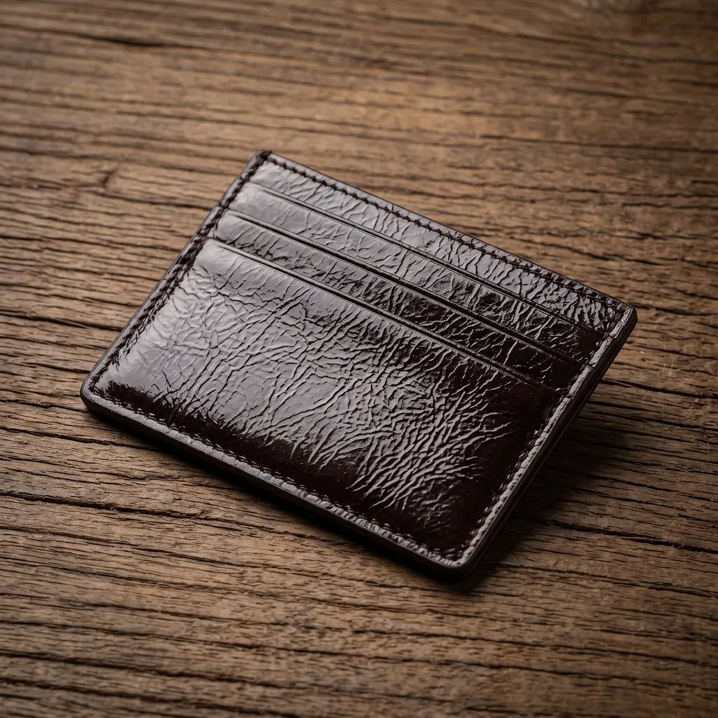 Compact Wallet / Slim Card Holder (DAON-15) 가죽 제품 맞춤 제작 포트폴리오 이미지
