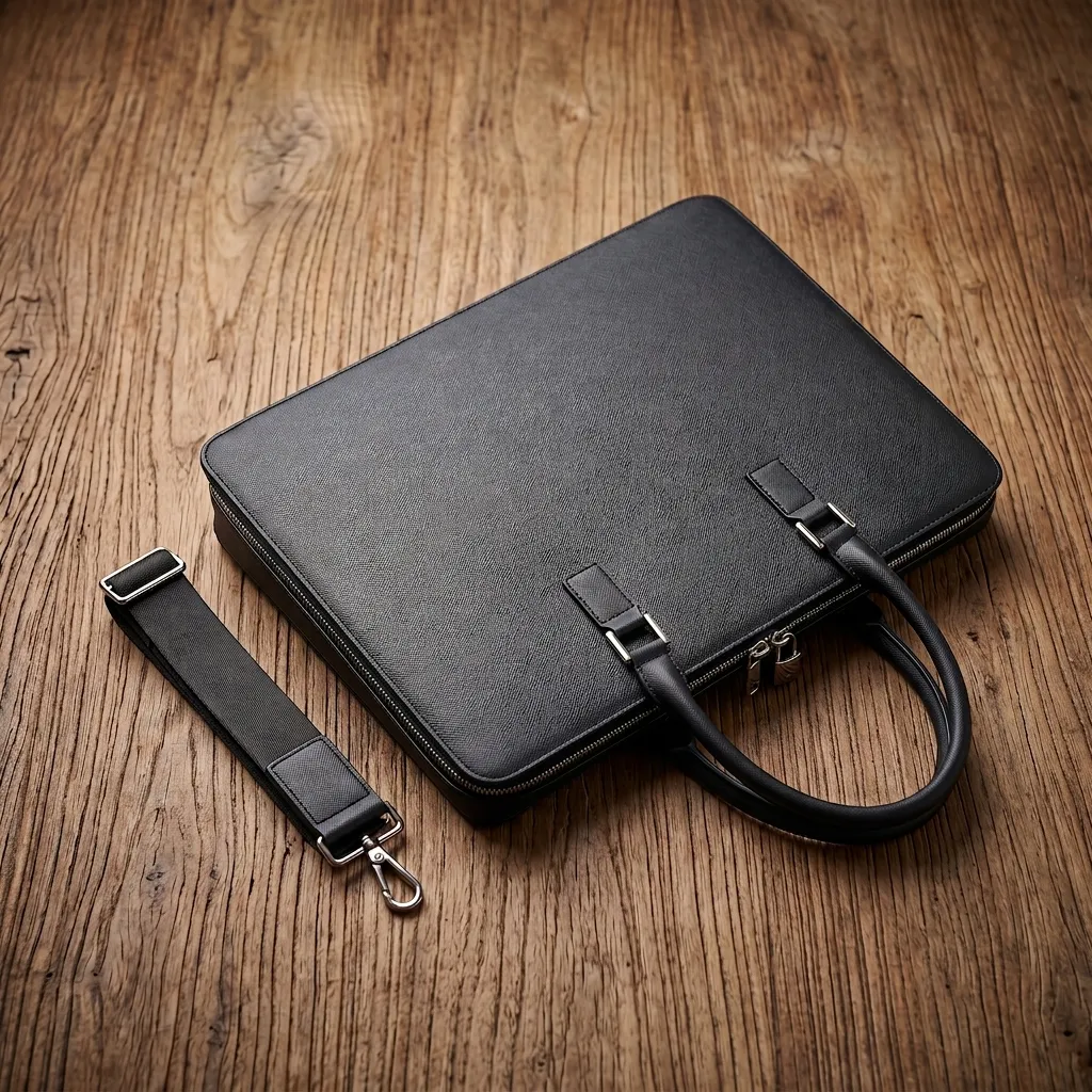 Leather Briefcase / Laptop Bag (DAON-29) 가죽 제품 맞춤 제작 포트폴리오 이미지