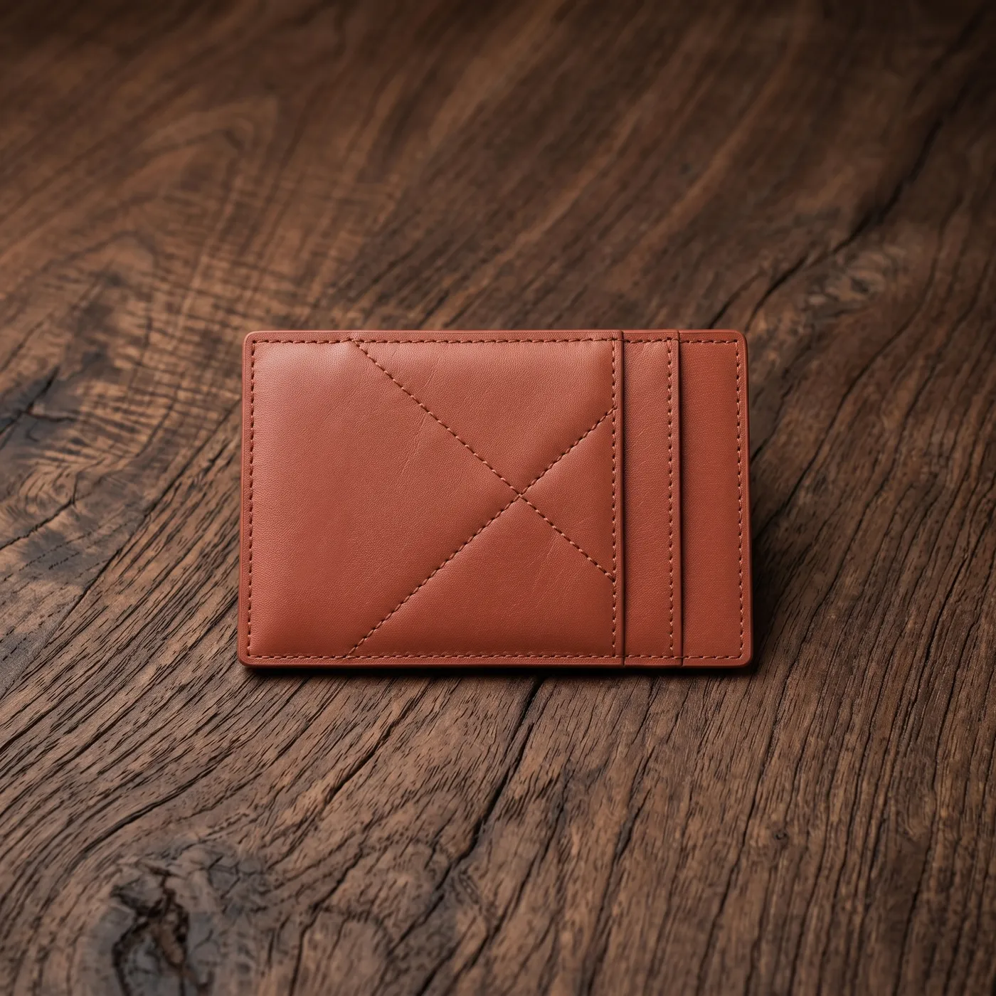 Compact Wallet / Slim Card Holder (DAON-33) 가죽 제품 맞춤 제작 포트폴리오 이미지