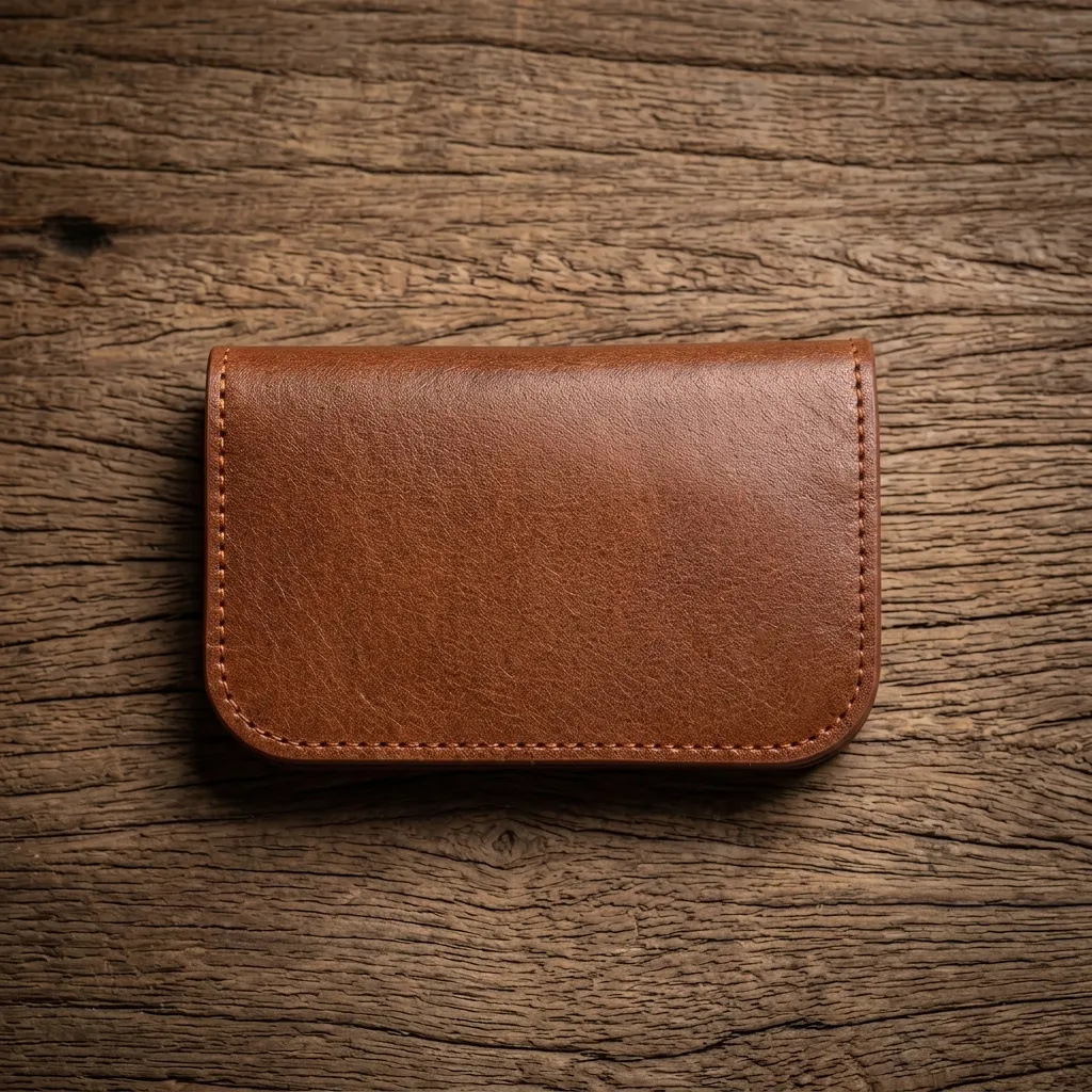 Business Card Holder / Wallet (DAON-38) 가죽 제품 맞춤 제작 포트폴리오 이미지