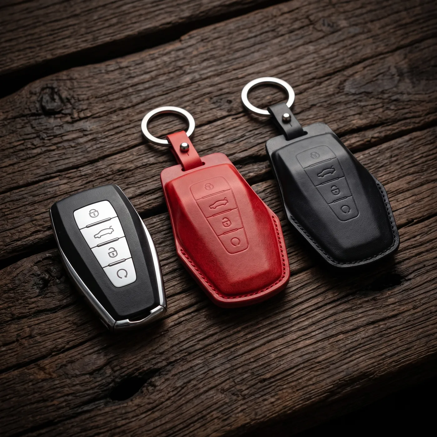 Car Smart Key Holder/Case (DAON-49) 가죽 제품 맞춤 제작 포트폴리오 이미지