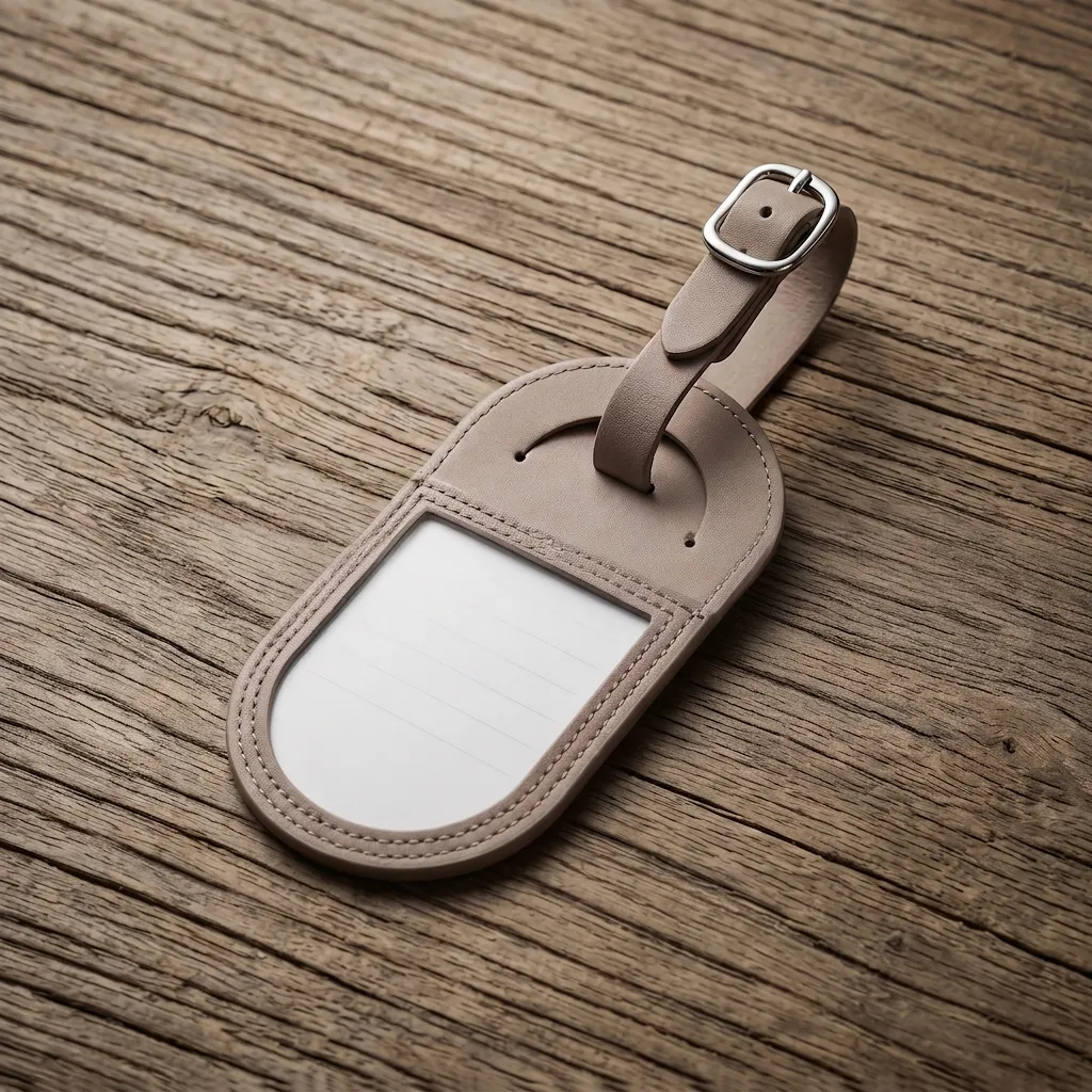 Luggage Tag (DAON-56) 가죽 제품 맞춤 제작 포트폴리오 이미지